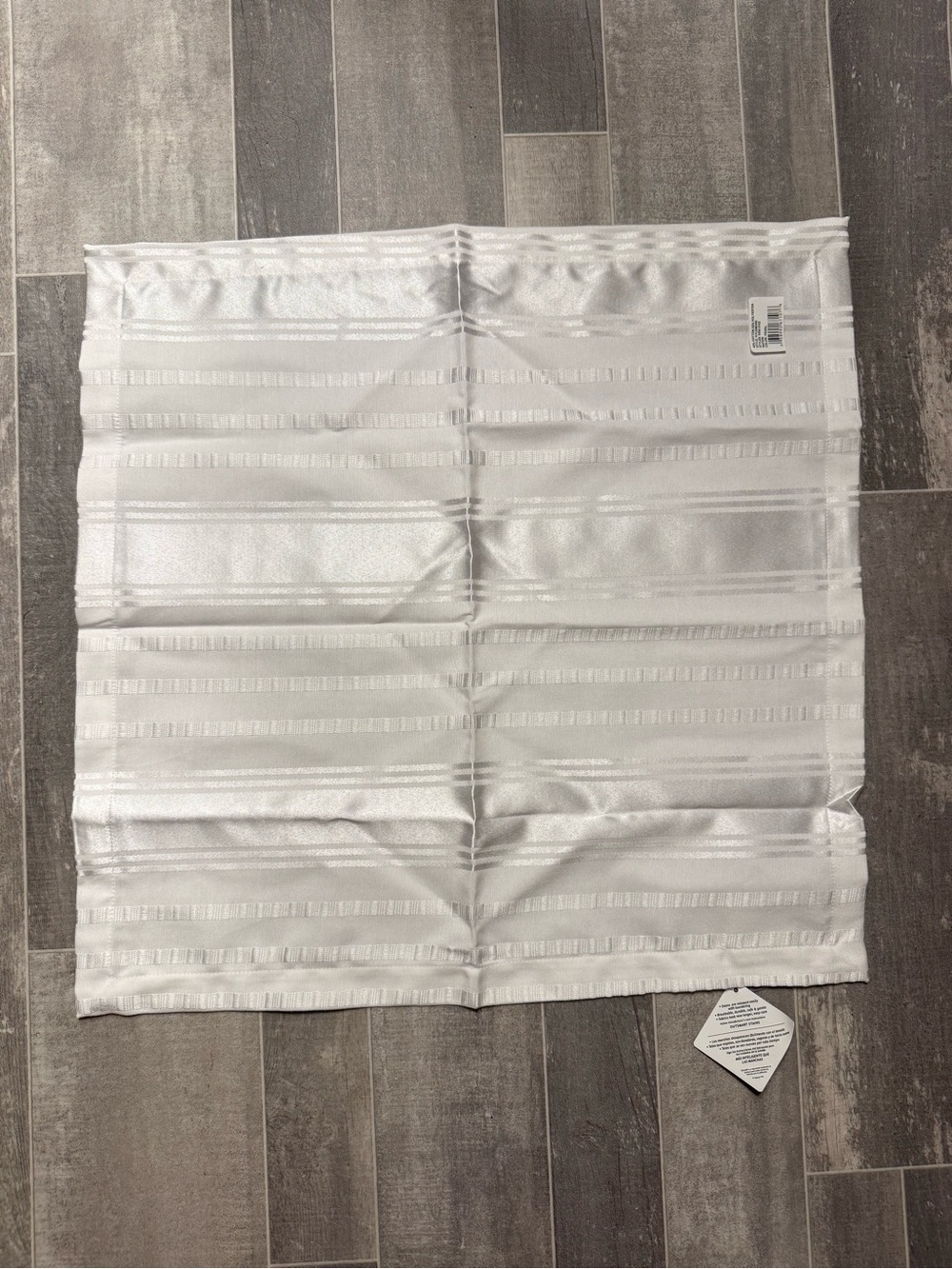 Waterford White Satin Stripe Napkin set of 12